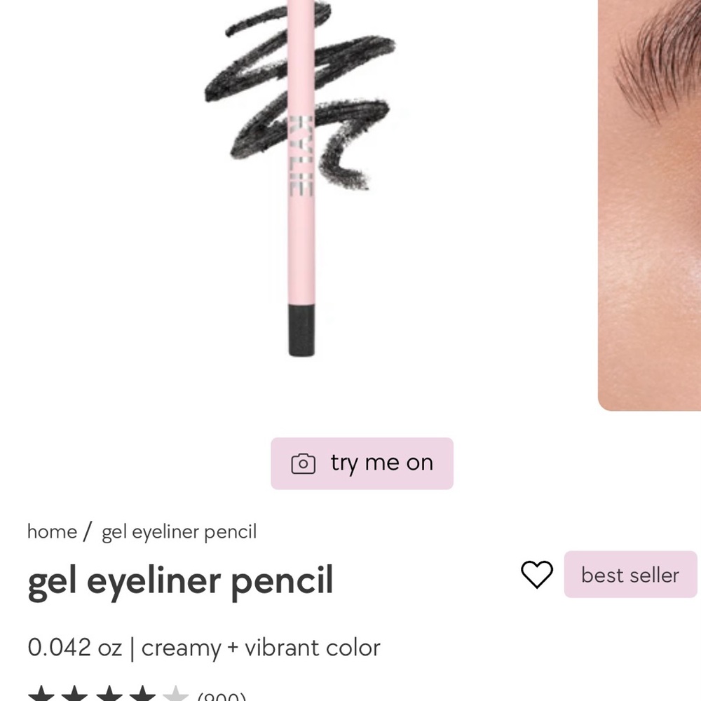 Kylash Eye Gift Set Black Mascara, Shimmery Black Eyeliner - Picture 3 of 3